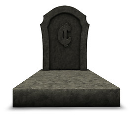 Image showing dead cent