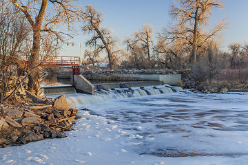 Image showing river dam