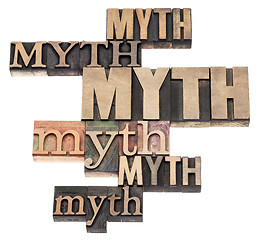 Image showing myth word abstract