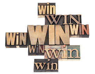 Image showing win word abstract