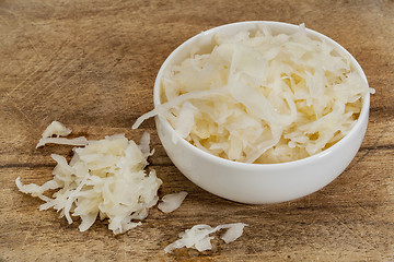 Image showing bowl of sauerkraut