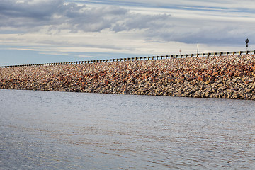 Image showing reservoir rock dam