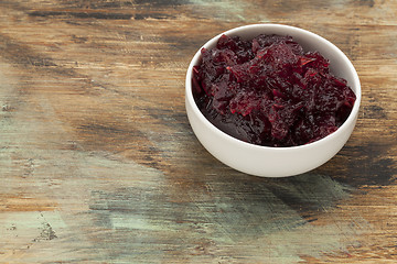 Image showing cranberry sauce