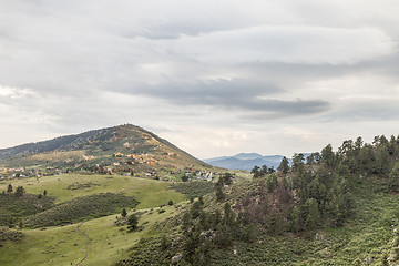 Image showing foothills of Rocky Mountains