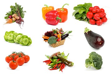 Image showing Vegetable Collection