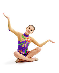 Image showing Young Girl Gymnast