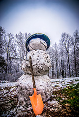 Image showing snow man