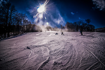 Image showing at the ski resort