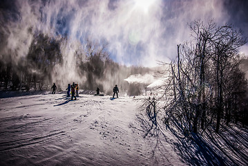 Image showing at the ski resort