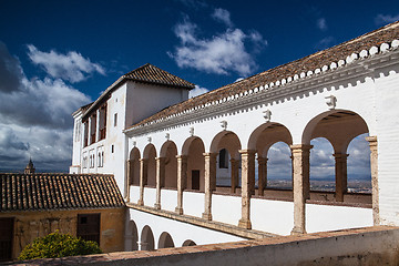 Image showing Pavillon of Generalife in Alhambra complex