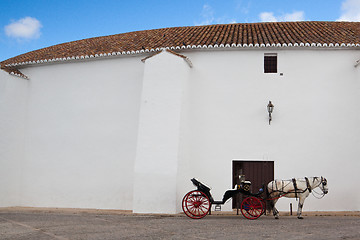 Image showing The bullring in Ronda