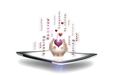 Image showing Online dating and romance