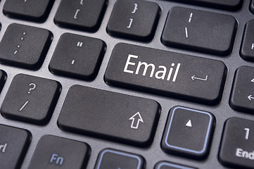 Image showing email concepts, messages on keyboard