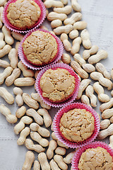 Image showing peanut muffins