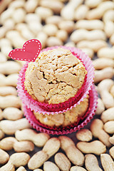 Image showing peanut muffins