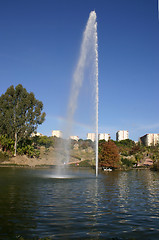 Image showing large water fountain