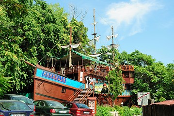 Image showing Bar Arabella at the seaside resort Albena in Bulgaria