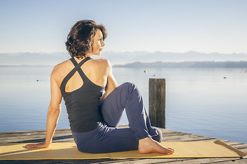 Image showing yoga woman