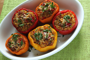 Image showing Stuffed peppers