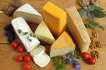 Image showing Cheese board