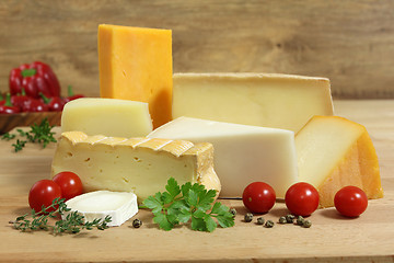 Image showing Cheese board