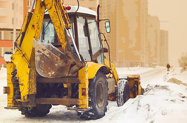 Image showing tractor on the street