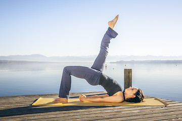 Image showing yoga woman