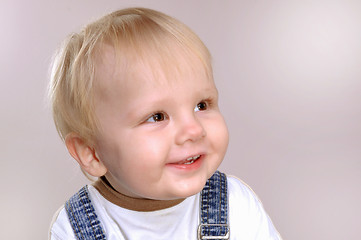 Image showing toddler boy smiling