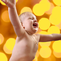 Image showing toddler boy smiling