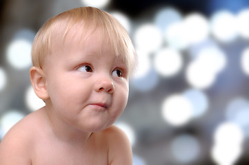 Image showing portrait of a happy toddler boy