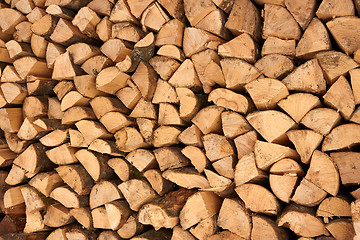 Image showing Stack Of Firewood