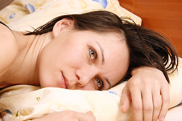 Image showing Worried woman 