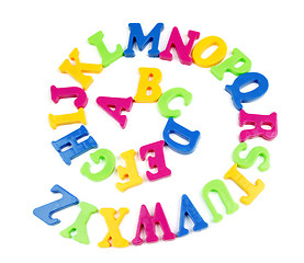 Image showing Alphabet letters 