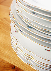 Image showing Vintage dishes set