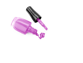 Image showing Purple nail polish