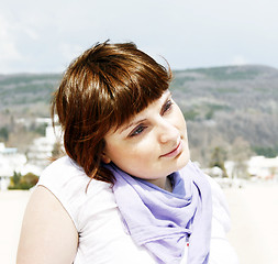 Image showing Woman on the beach 
