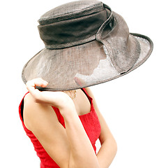 Image showing Woman with hat