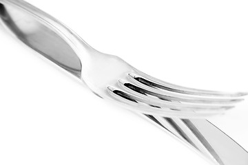 Image showing Knife and fork