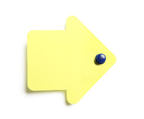 Image showing Colorful sticky note 