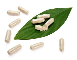 Image showing Natural pills