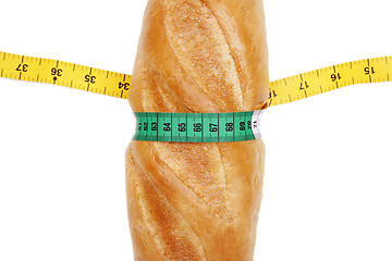 Image showing  Bread and measure tape