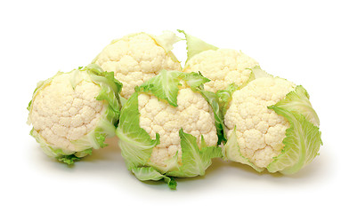 Image showing Several Heads of Cabbage Cauliflower