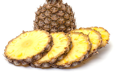 Image showing Slice Ripe Pineapple Fruit