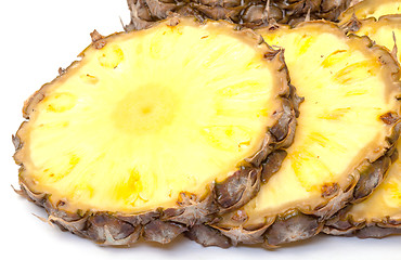 Image showing Slice Ripe Pineapple Fruit