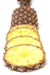 Image showing Slice Ripe Pineapple Fruit