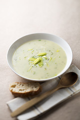 Image showing Leek soup