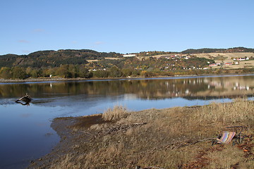 Image showing The Norwegian river Gaula