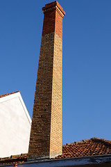 Image showing Brick chimney.