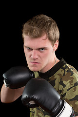 Image showing Angry young man