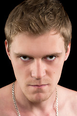 Image showing angry young man